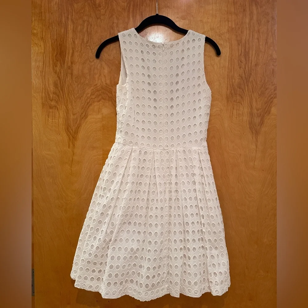 Vince Camuto White Eyelet Dress - Picture 2 of 5